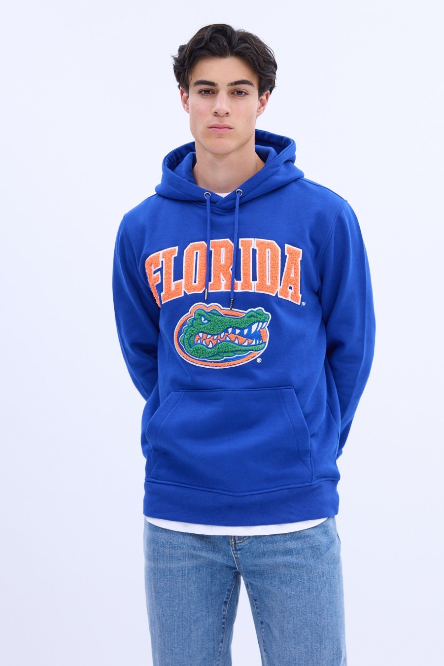 Pour Des Hommes Aéropostale Des Sports | Sweat A Capuche Graphique Des Gators De Floride Bleu