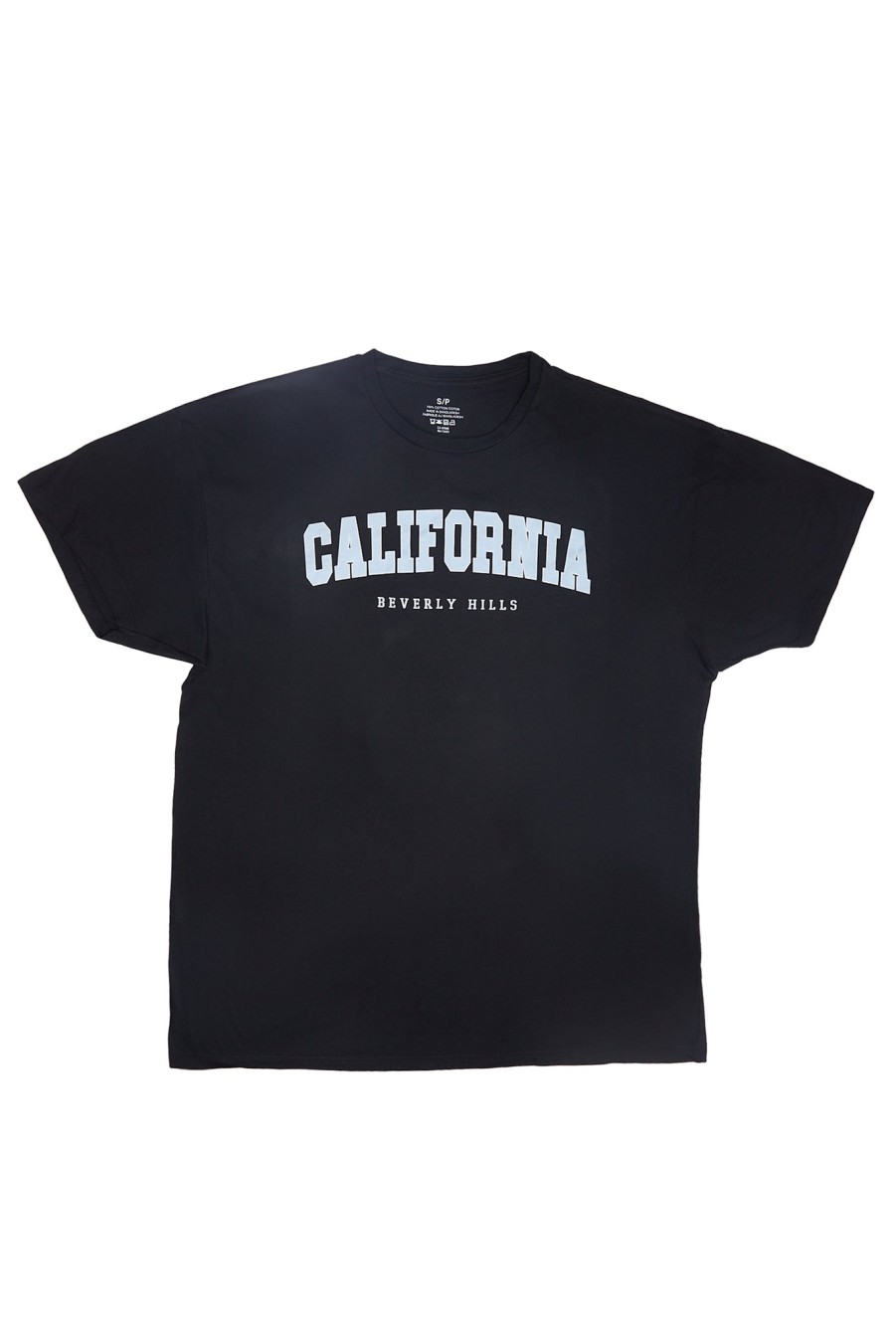 Aux Femmes Notes bleues T-Shirts Graphiques | T-Shirt Surdimensionne A Imprime Californien Noir