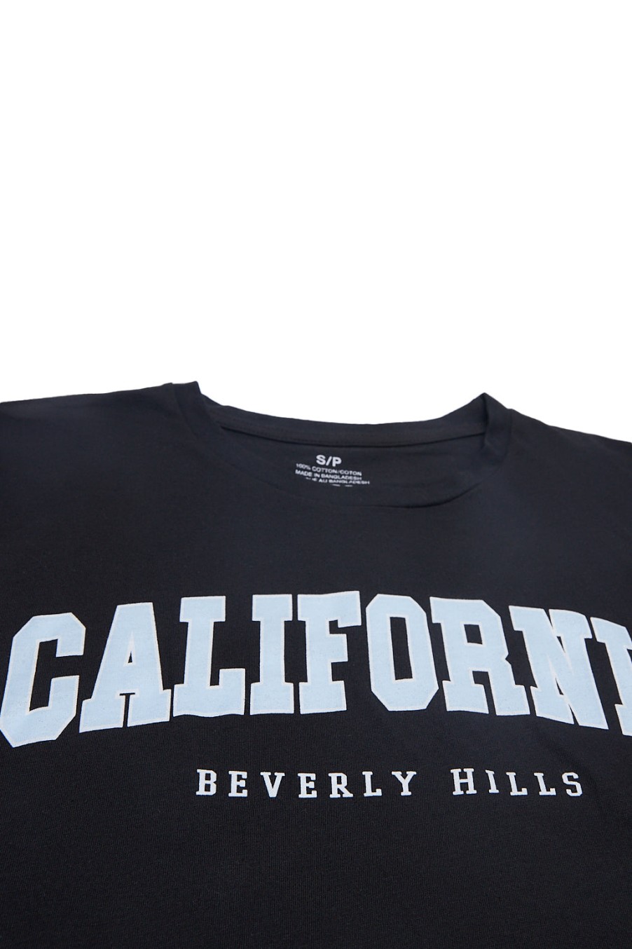 Aux Femmes Notes bleues T-Shirts Graphiques | T-Shirt Surdimensionne A Imprime Californien Noir