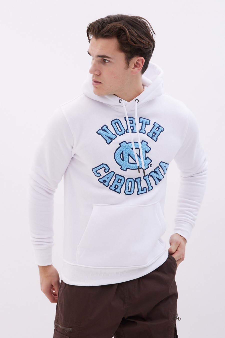 Pour Des Hommes Aéropostale Sweats A Capuche + Sweat-Shirts | Sweat A Capuche Graphique De Caroline Du Nord Blanc