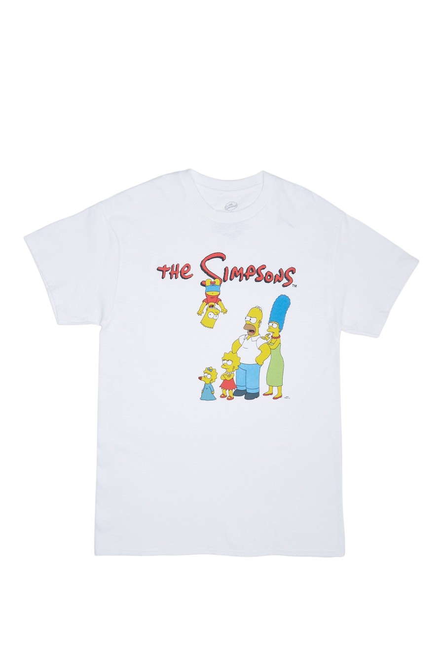 Aux Femmes Notes bleues Culture Pop | T-Shirt Petit Ami Graphique Les Simpsons Blanc