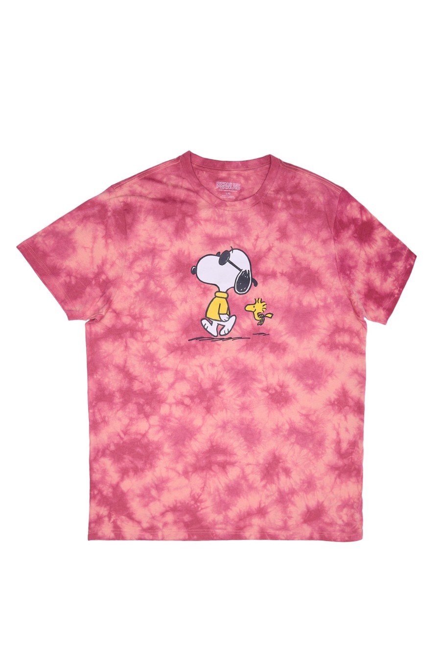 Pour Des Hommes Aéropostale T-Shirts Graphiques | T-Shirt Tie-Dye Graphique Peanuts Snoopy Et Woodstock Corail