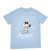 Aux Femmes Aéropostale Culture Pop | T-Shirt Decontracte Graphique Peanuts Snoopy Nyc Bleu