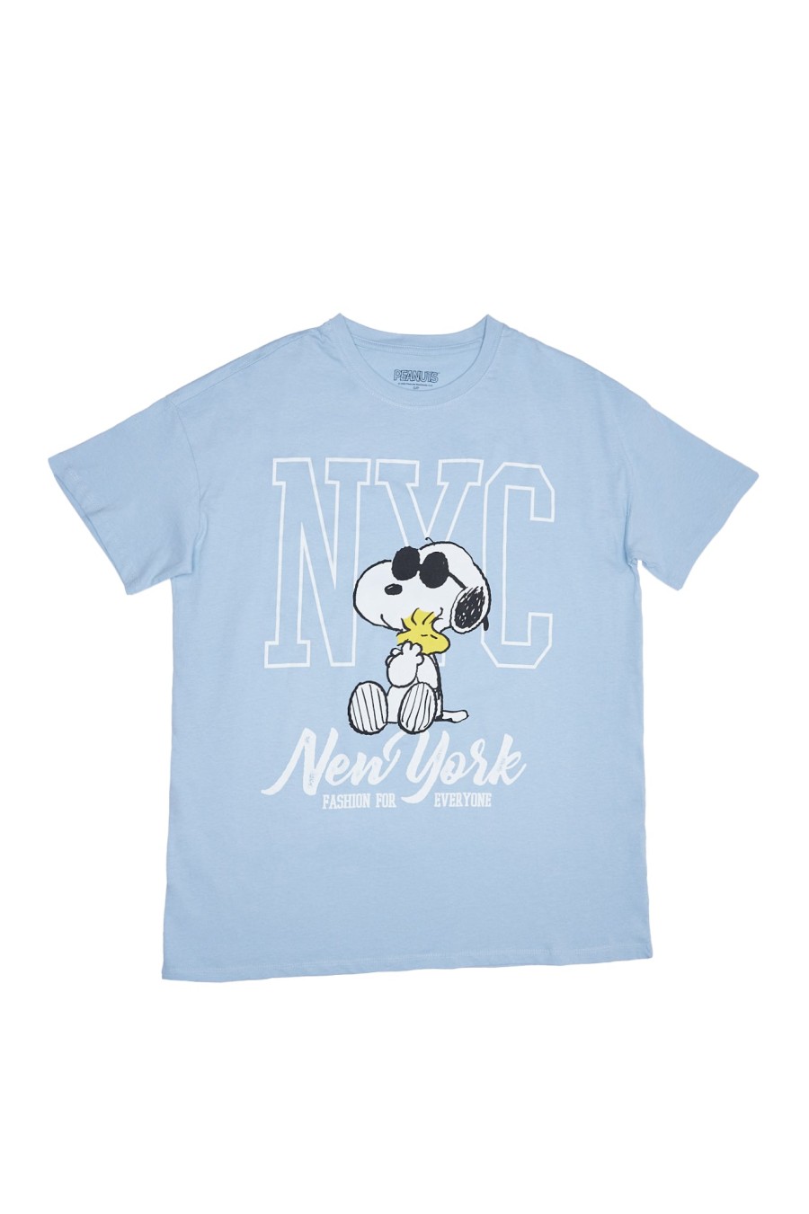 Aux Femmes Aéropostale Culture Pop | T-Shirt Decontracte Graphique Peanuts Snoopy Nyc Bleu