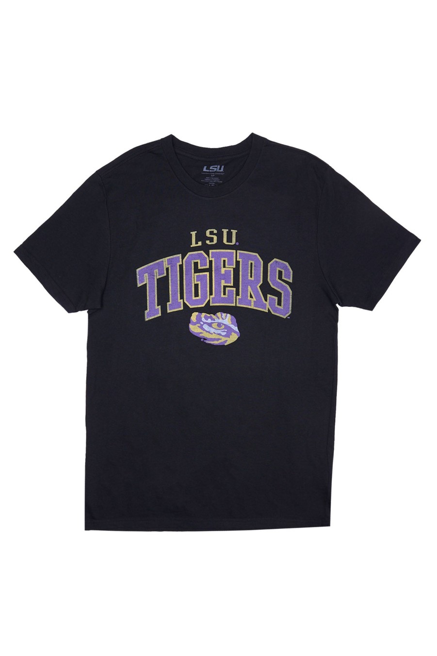 Pour Des Hommes Aéropostale Des Sports | T-Shirt Graphique Lsu Tigers Noir