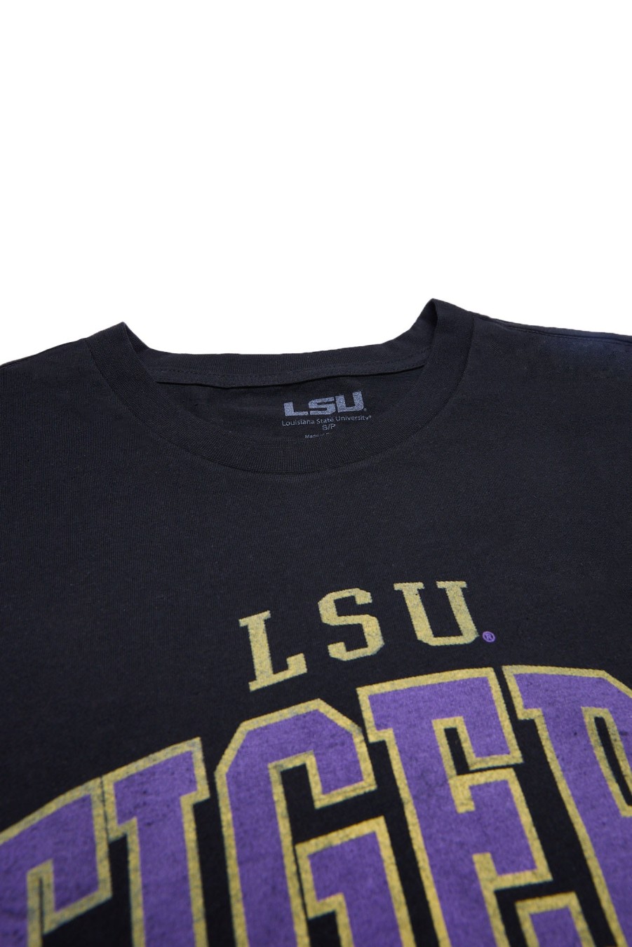 Pour Des Hommes Aéropostale Des Sports | T-Shirt Graphique Lsu Tigers Noir