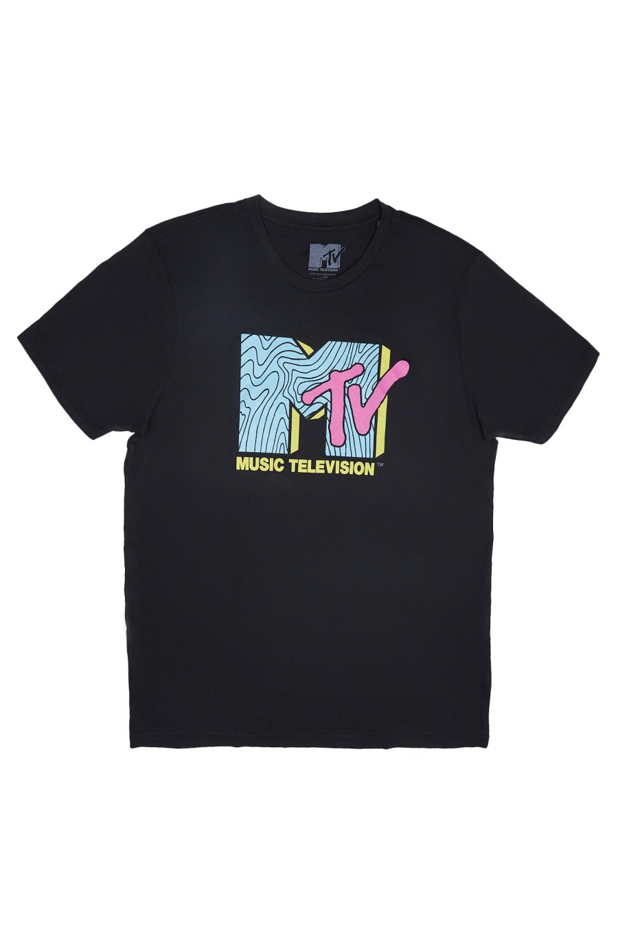 Pour Des Hommes Aéropostale Musique | T-Shirt Graphique Avec Logo Mtv Noir