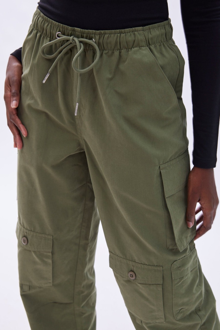 Aux Femmes Aéropostale Cargos + Parachute | Pantalon Parachute Cargo Taille Haute Aero