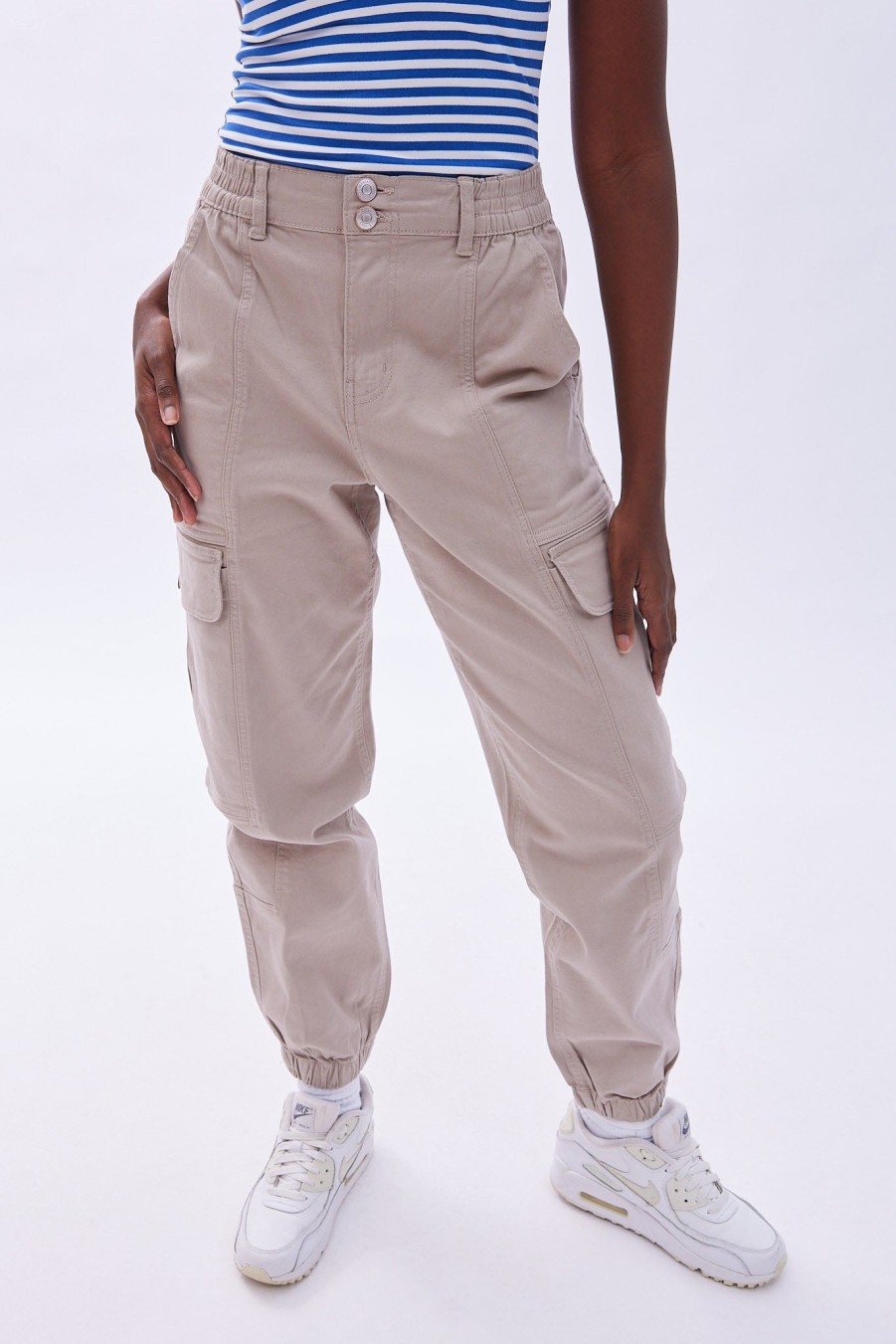 Aux Femmes Aéropostale Cargos + Parachute | Pantalon De Jogging Cargo Baggy Taille Haute Aero