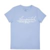 Aux Femmes Aéropostale T-Shirts | T-Shirt Classique Aeropostale Graphic Silver Foil Un Jean Bleu