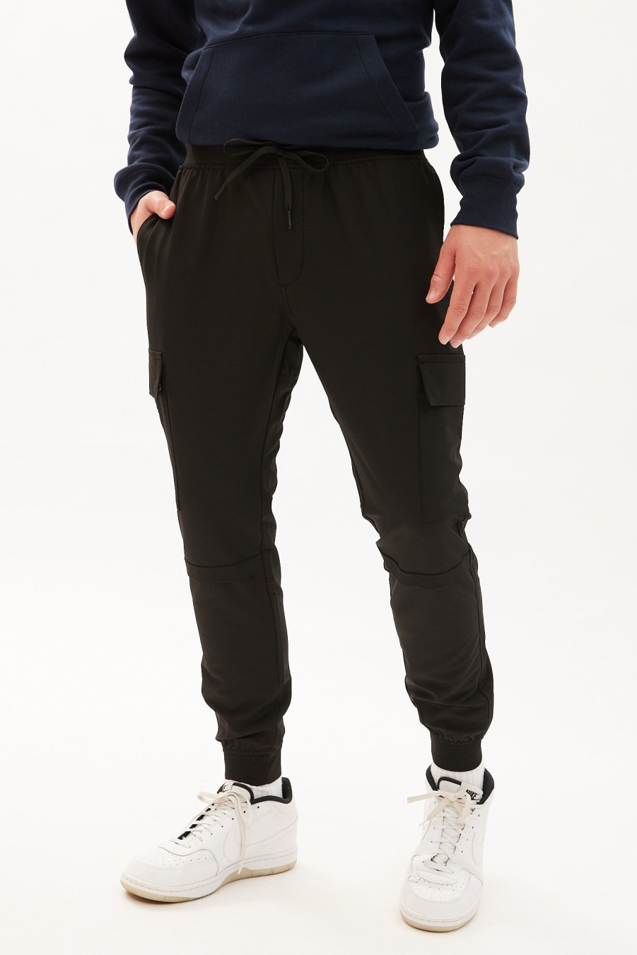 Pour Des Hommes Notes bleues Cargaisons | Pantalon De Jogging Cargo Traveler