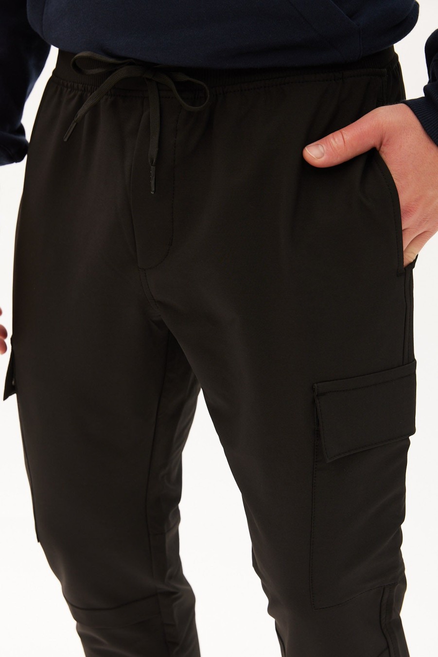 Pour Des Hommes Notes bleues Cargaisons | Pantalon De Jogging Cargo Traveler