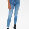 Aux Femmes Aéropostale Jeans | Jegging Aero Tres Extensible A Taille Haute Bleu Denim Moyen