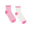 Aux Femmes Notes bleues Chaussettes | Lot De 2 Paires De Chaussettes Demi-Equipage Imprimees