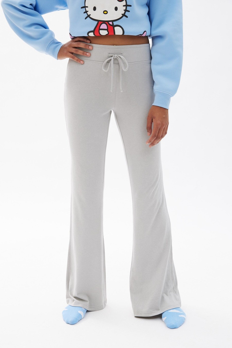 Aux Femmes Notes bleues Pyjamas | Pantalon Evase Super Doux