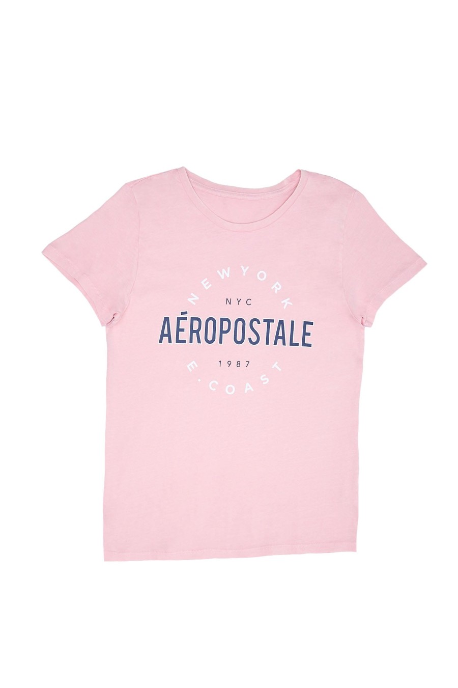 Aux Femmes Aéropostale Aeropostale | Aeropostale Nyc East Coast Graphic T-Shirt Classique Rose