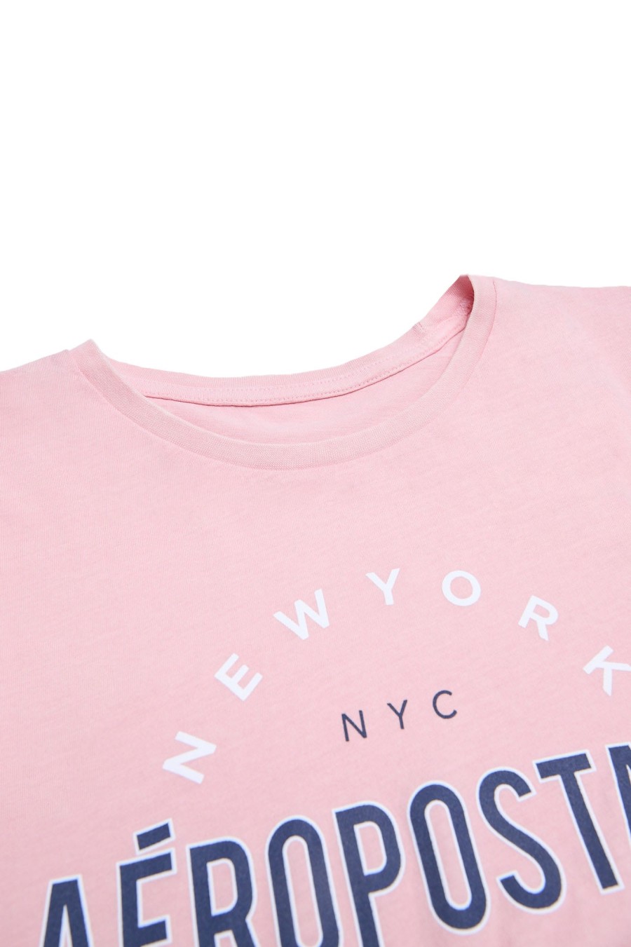 Aux Femmes Aéropostale Aeropostale | Aeropostale Nyc East Coast Graphic T-Shirt Classique Rose