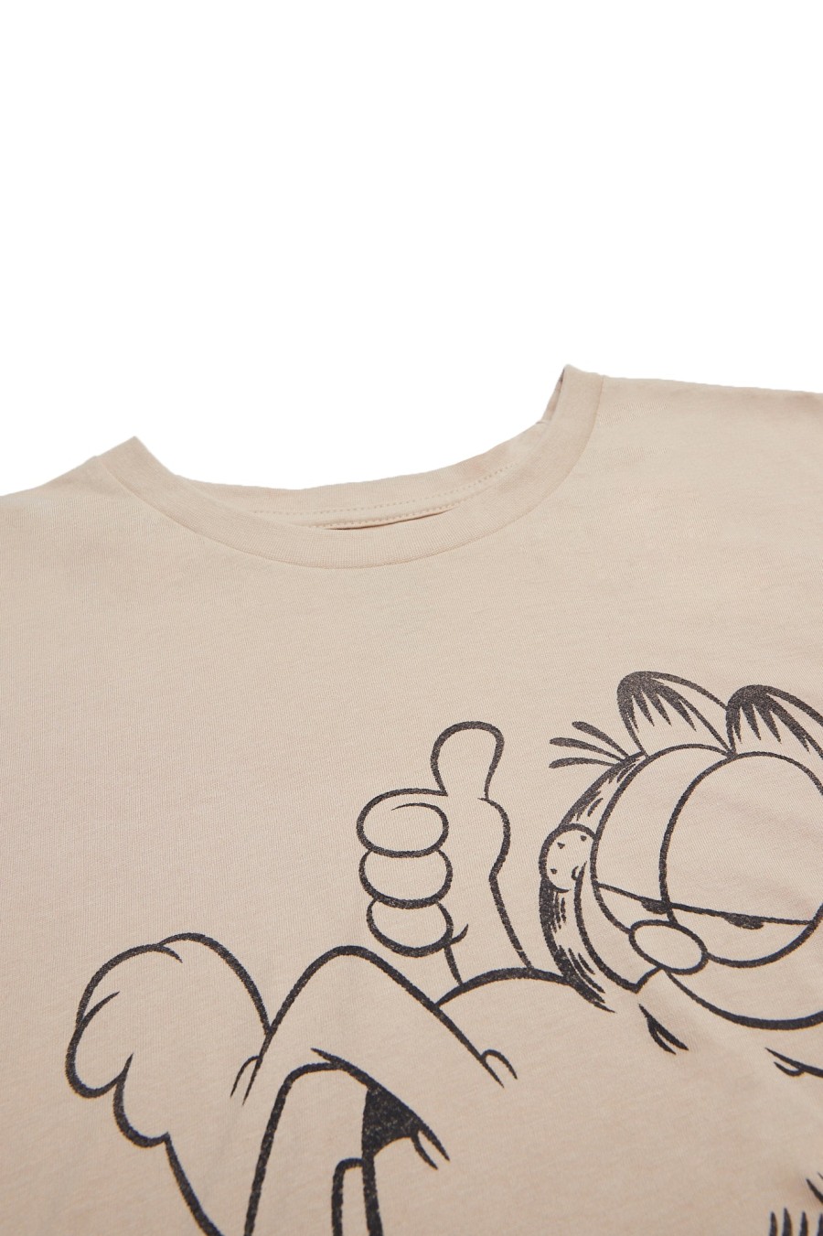 Pour Des Hommes Aéropostale Culture Pop | T-Shirt Graphique Garfield Bronzer