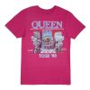 Aux Femmes Aéropostale T-Shirts Graphiques | T-Shirt Decontracte Graphique Queen Tour '80 Fuchsia