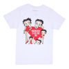 Aux Femmes Notes bleues Culture Pop | Betty Boop Personne Ne Peut Etre Moi T-Shirt Decontracte Graphique Blanc