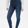 Aux Femmes Aéropostale Jeans | Jegging Courbe Taille Haute Aero Serieusement Extensible Bleu Denim Fonce