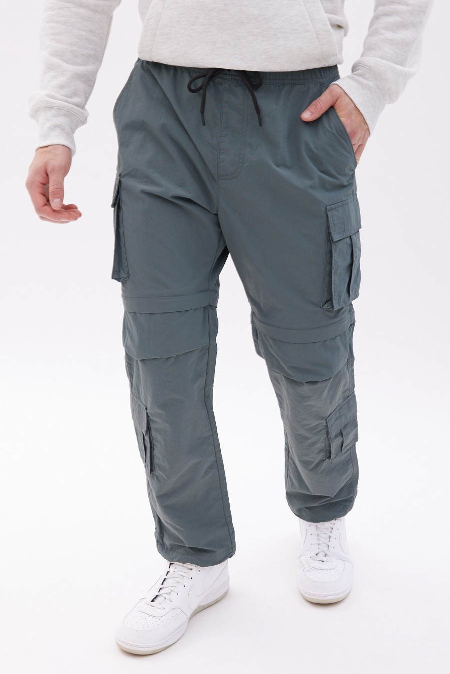 Pour Des Hommes Aéropostale Cargaisons | Pantalon De Jogging Convertible Aero Nylon Cargo