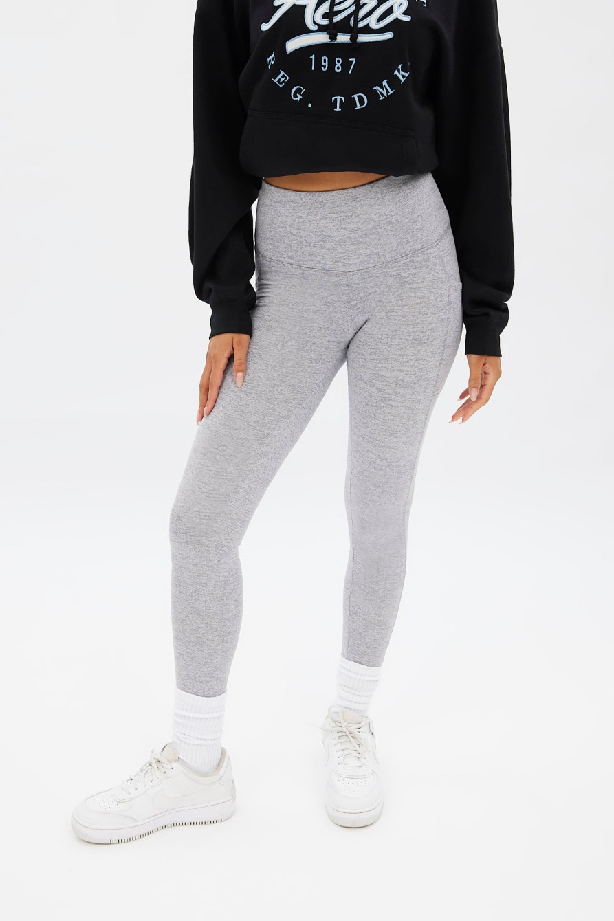 Aux Femmes Notes bleues Bas | Legging Ultra Doux Avec Poche Arriere En Molleton