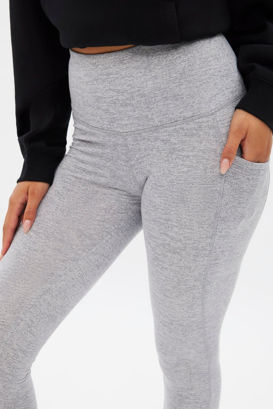 Aux Femmes Notes bleues Bas | Legging Ultra Doux Avec Poche Arriere En Molleton