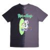 Pour Des Hommes Aéropostale T-Shirts Graphiques | T-Shirt Tie-Dye Fendu Graphique Rick Et Morty Portal Noir