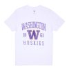 Pour Des Hommes Aéropostale Des Sports | T-Shirt Graphique Des Huskies De Washington 1861 Blanc