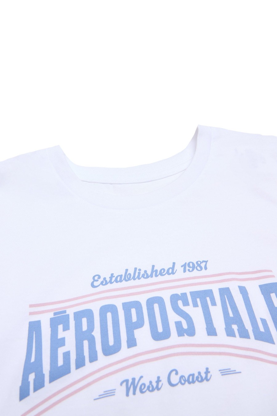 Aux Femmes Aéropostale Aeropostale | T-Shirt Classique Avec Logo De La Boite Aeropostale Blanc