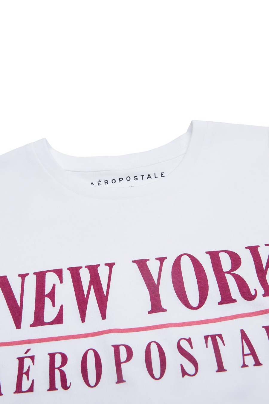 Aux Femmes Aéropostale Aeropostale | T-Shirt Classique Graphique Aeropostale Nyc Blanc