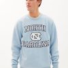 Pour Des Hommes Aéropostale Sweats A Capuche + Sweat-Shirts | Pull A Col Ras Du Cou Graphique Tar Heels De L'Universite De Caroline Du Nord Bleu Bebe