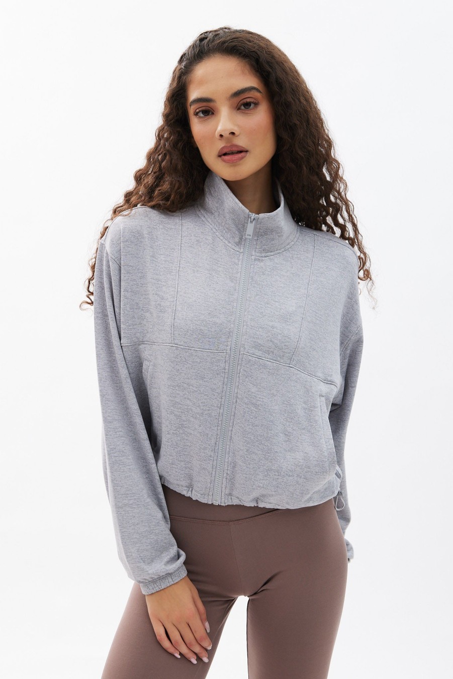 Aux Femmes Notes bleues Hauts Super Doux | Sweat-Shirt Zippe En Molleton Ultra Doux