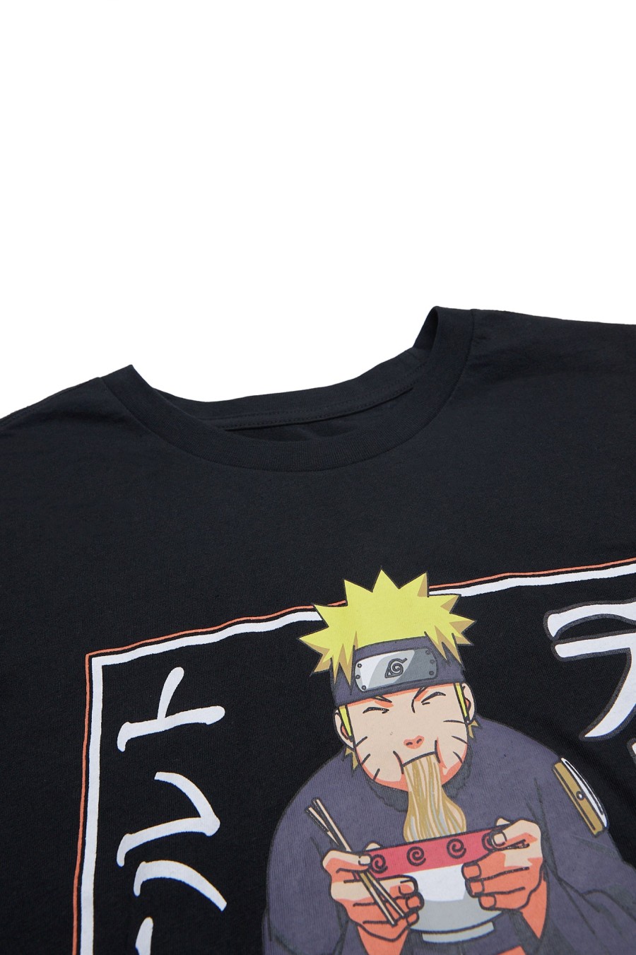 Pour Des Hommes Aéropostale Culture Pop | T-Shirt Graphique Naruto Ramen Noodles Noir