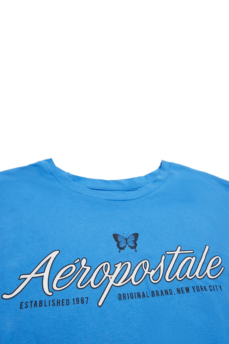 Aux Femmes Aéropostale T-Shirts Graphiques | T-Shirt Surdimensionne A Motif Papillon Violet