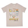 Aux Femmes Aéropostale T-Shirts | T-Shirt Decontracte Graphique Garfield Et Sa Famille Sable