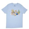 Pour Des Hommes Aéropostale Culture Pop | T-Shirt Graphique Bob L'Eponge Et Patrick Cowboy Bleu Bebe