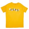 Aux Femmes Aéropostale T-Shirts Graphiques | T-Shirt Boyfriend Graphique Aero Daisies Orange