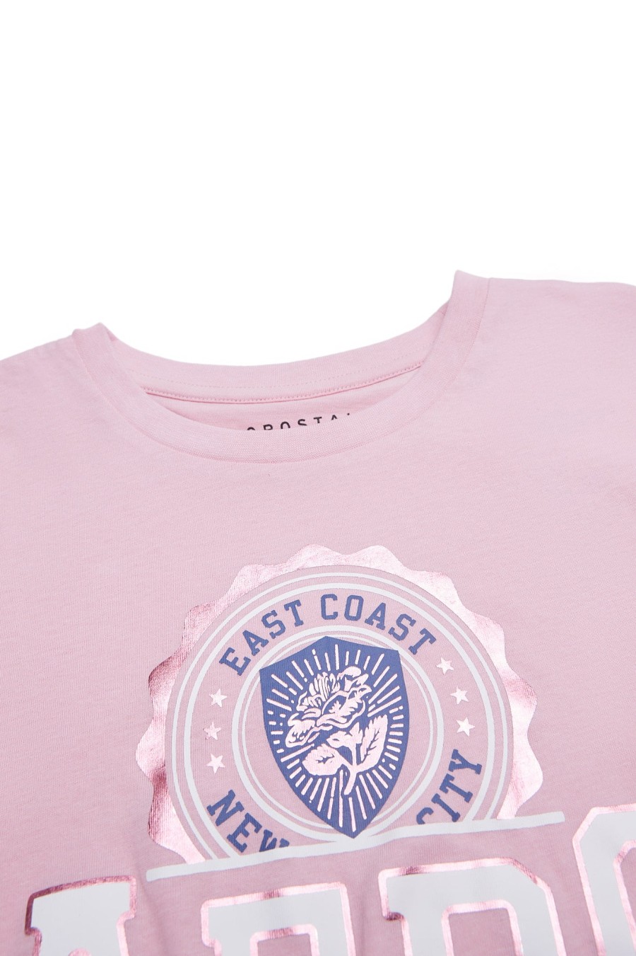 Aux Femmes Aéropostale T-Shirts Graphiques | T-Shirt Classique Graphique Aeropostale Crest Rose