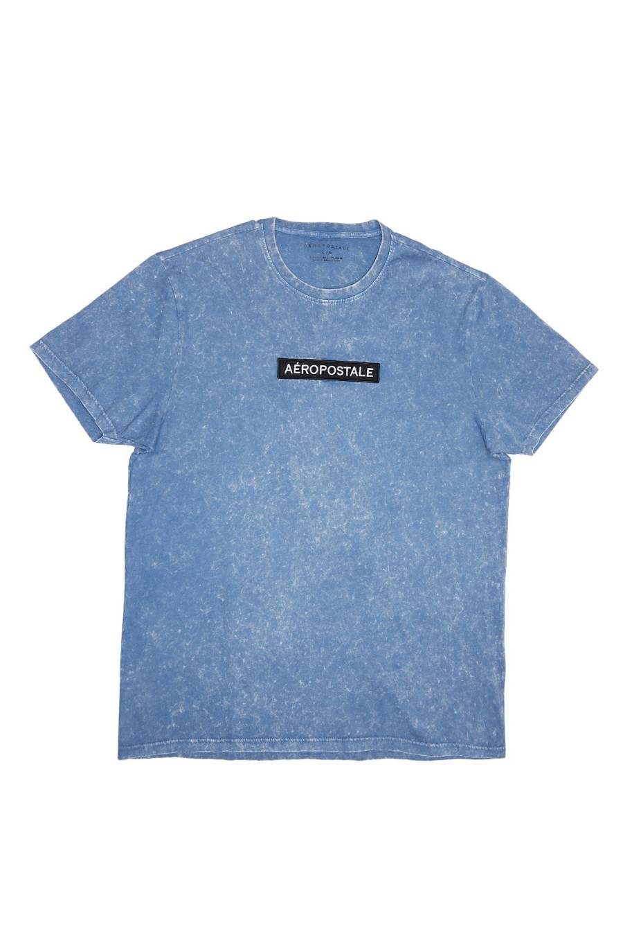 Pour Des Hommes Aéropostale Aeropostale | T-Shirt Delave A L'Acide Graphique Aeropostale Box