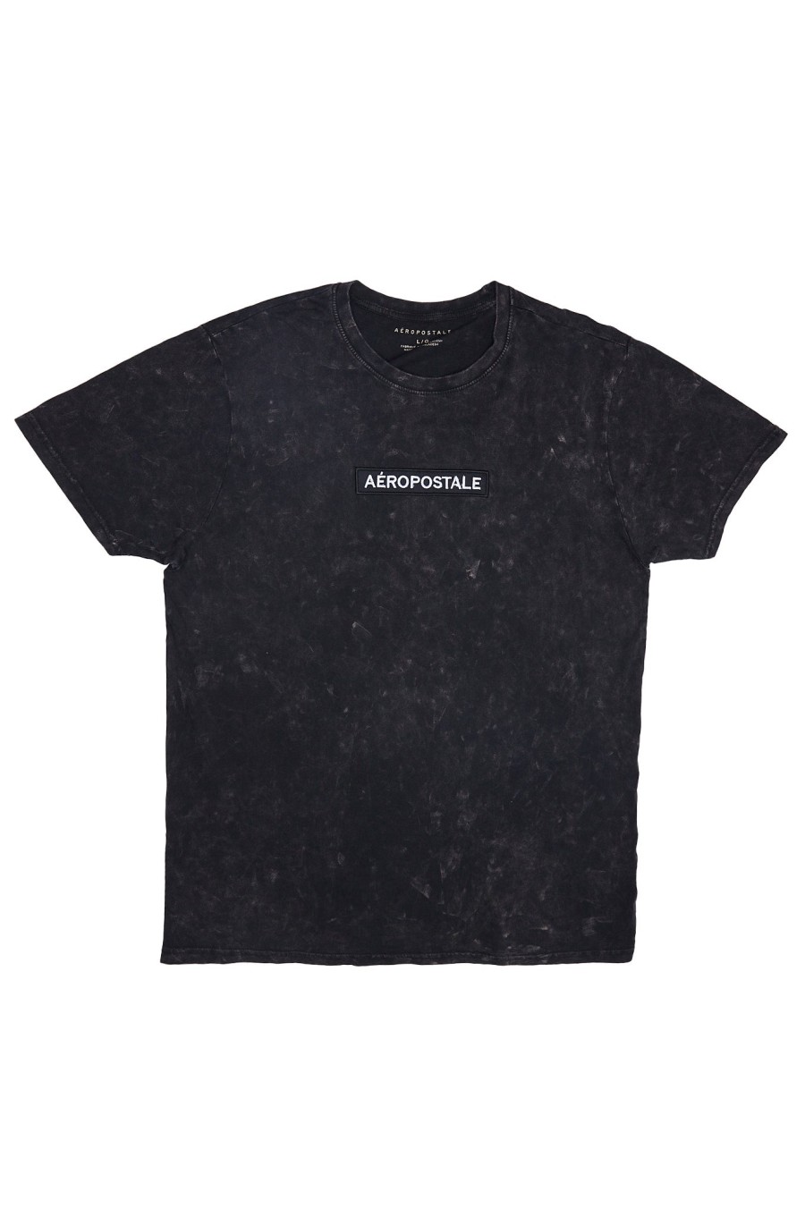 Pour Des Hommes Aéropostale Aeropostale | T-Shirt Delave A L'Acide Graphique Aeropostale Box