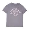 Aux Femmes Aéropostale T-Shirts | T-Shirt Boyfriend Graphique Aeropostale 87 New York Gris Fonce