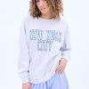 Aux Femmes Aéropostale Ensembles | Sweat-Shirt Oversize A Col Ras Du Cou Aero