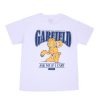 Aux Femmes Aéropostale T-Shirts | Garfield Demandez-Moi Si Je M'En Soucie T-Shirt Decontracte Graphique Blanc