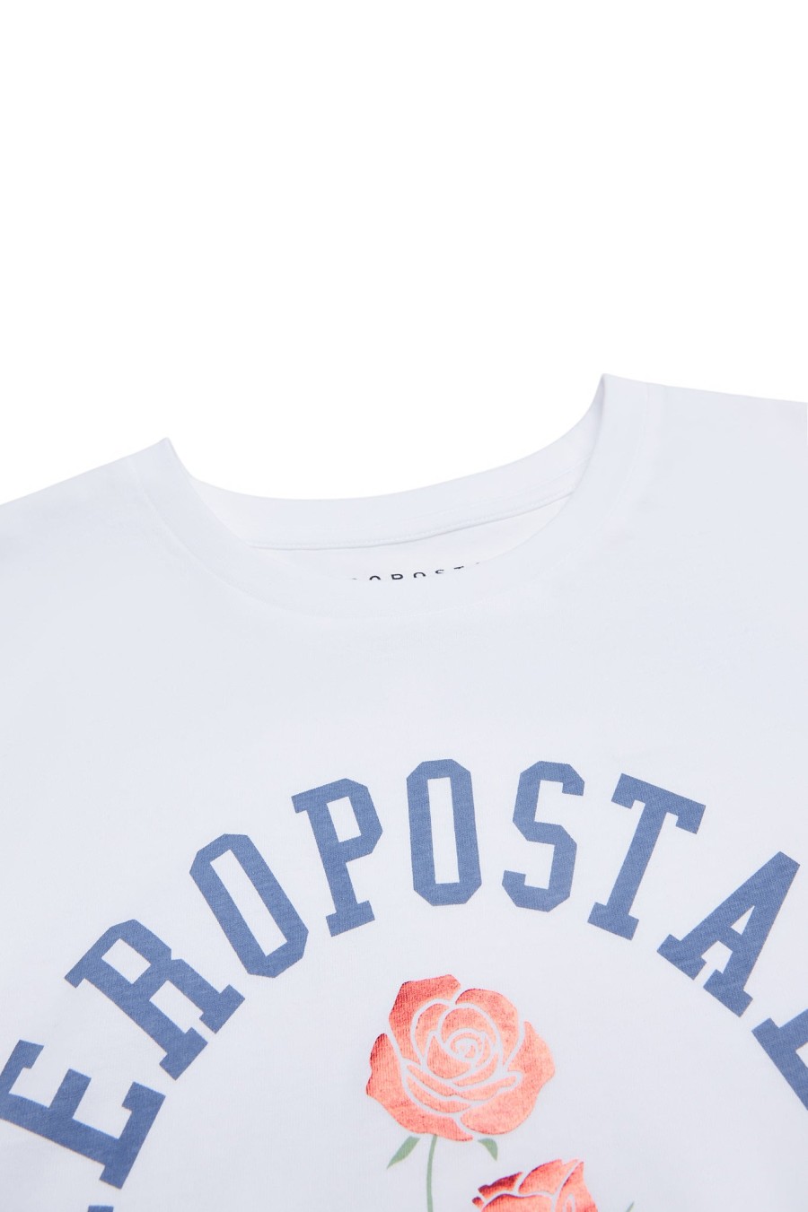 Aux Femmes Aéropostale Aeropostale | T-Shirt Classique A Graphique Aeropostale Rose Blanc