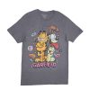 Aux Femmes Aéropostale Culture Pop | T-Shirt Decontracte Avec Graphique Alimentaire Garfield Charbon