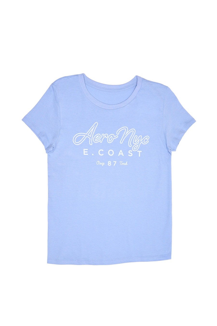 Aux Femmes Aéropostale T-Shirts Graphiques | Aeropostale East Coast Graphic T-Shirt Classique Un Jean Bleu