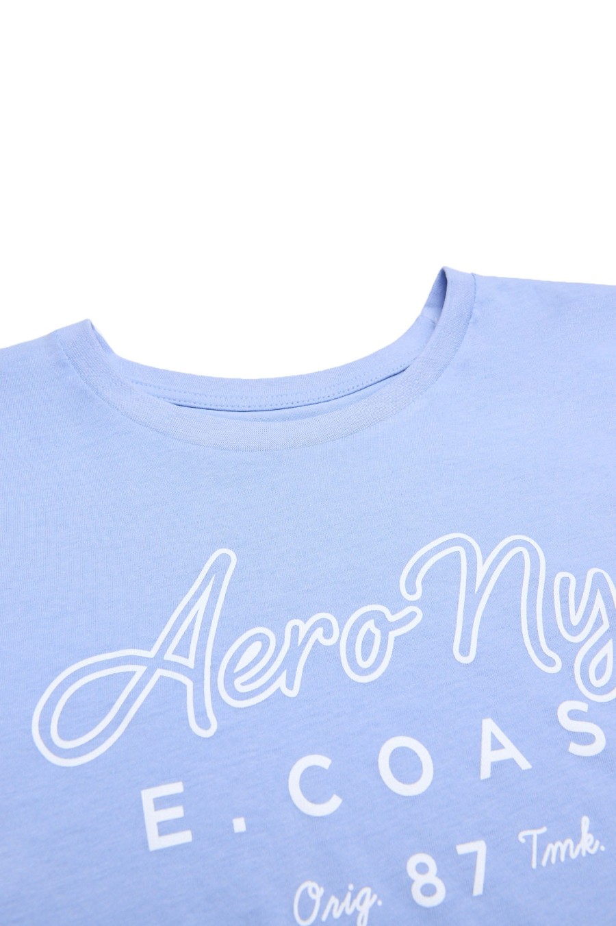 Aux Femmes Aéropostale T-Shirts Graphiques | Aeropostale East Coast Graphic T-Shirt Classique Un Jean Bleu