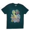 Pour Des Hommes Aéropostale Culture Pop | T-Shirt Graphique 123 Sesame Street Vert Chasseur